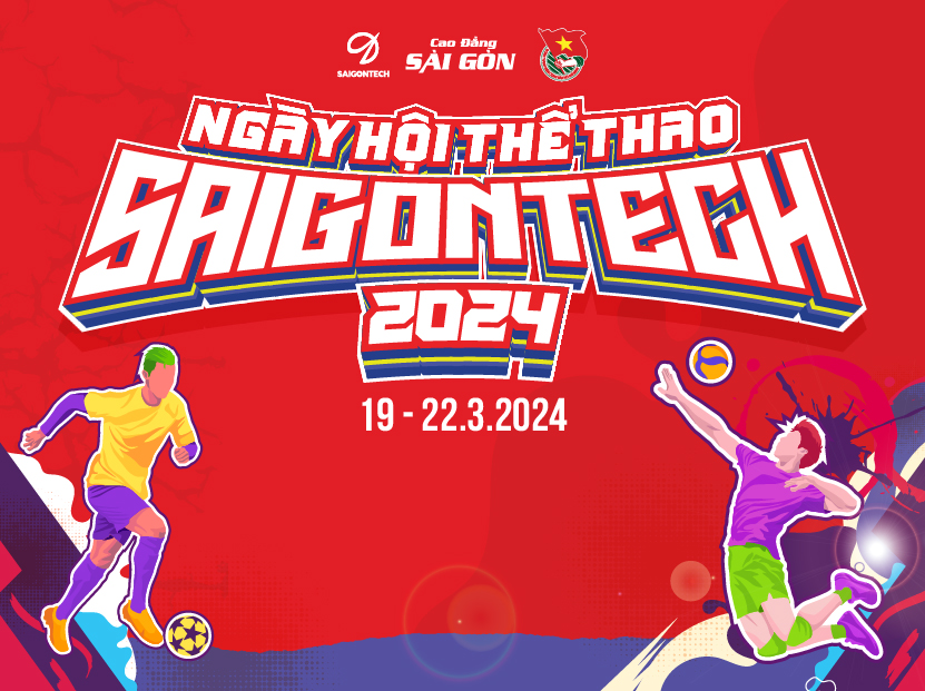 Sôi động Ngày hội thể thao SaigonTech 2024