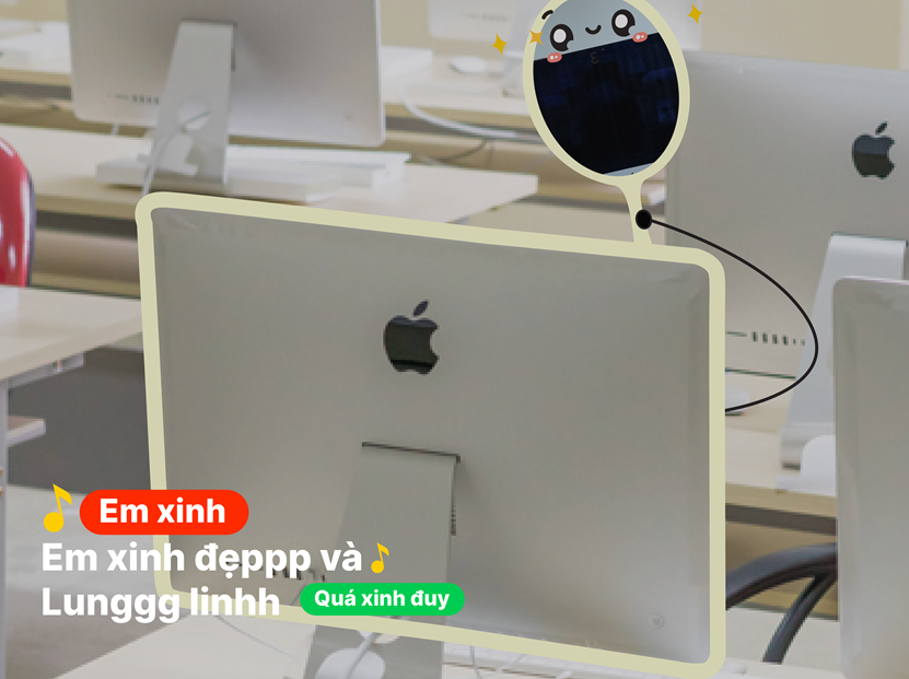 Phòng thực hành iMac Lab sang chảnh của khoa Công nghệ Thông tin 